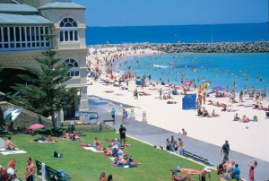 Australian Beach SunBath. 