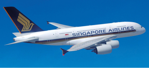 SINGAPORE AIRLINE off airbus