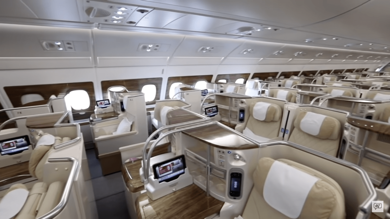 Emirates New Premium Economy and Upgraded Cabin on A380