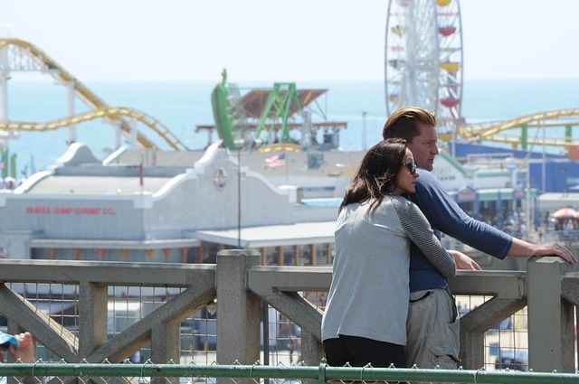 Timeless Romance at Santa Monica Pier